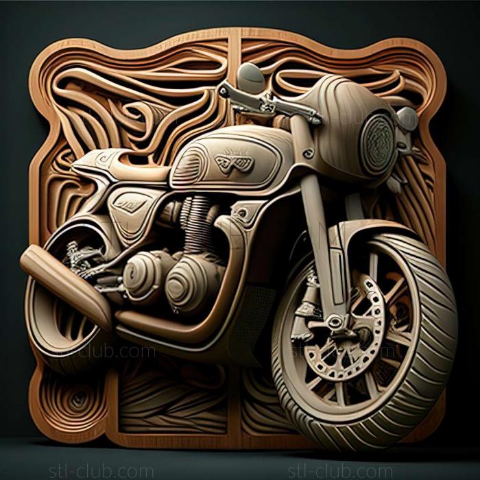 3D model Triumph Thruxton TFC (STL)